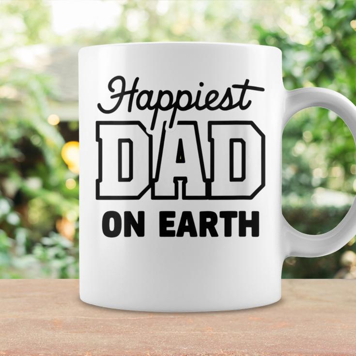Happiest Dad On Earth Papa Daddy Happy Father's Day Coffee Mug Gifts ideas