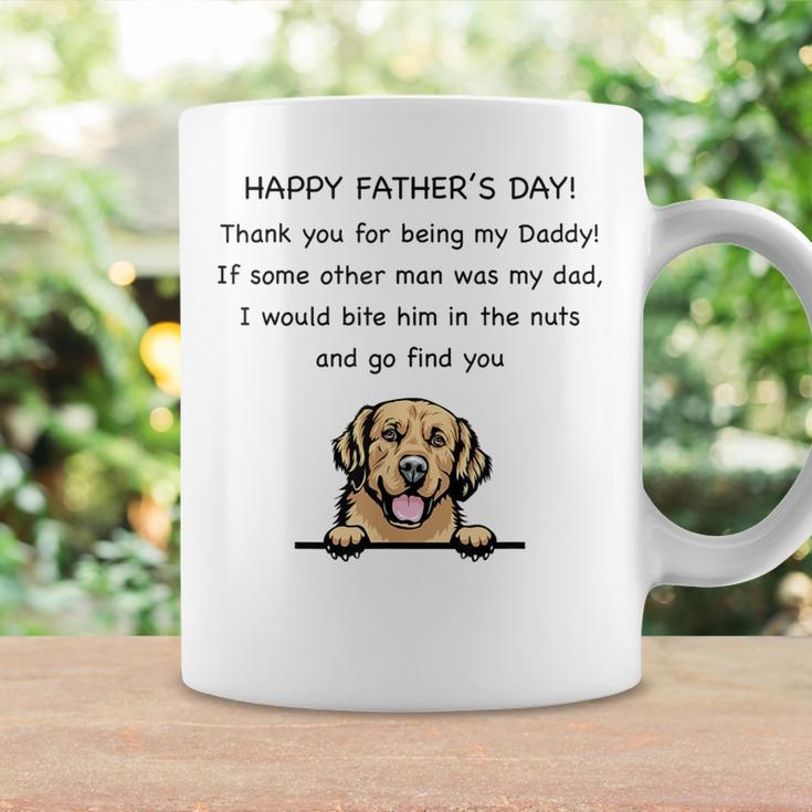 Happy Father's Day Thank You For Being My Daddy Dog Lovers Coffee Mug Gifts ideas