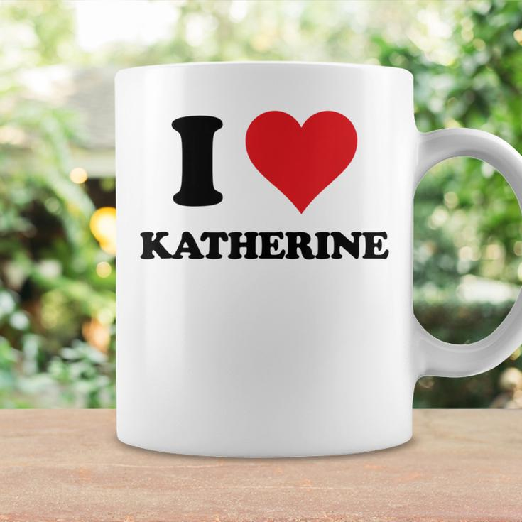 I Heart Katherine First Name I Love Personalized Stuff Coffee Mug Gifts ideas