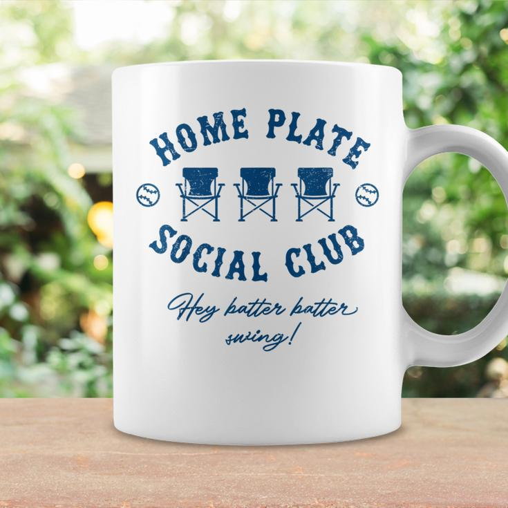 Home Plate Social Club Hey Batter Batter Swing Baseball Coffee Mug Gifts ideas