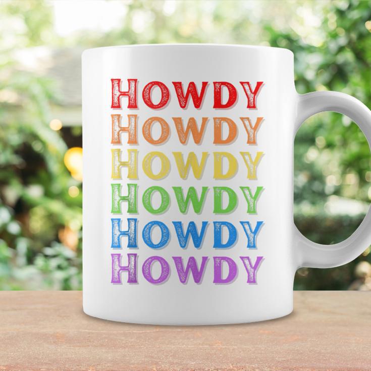 Howdy Gay Pride Flag Nashville For Lgbtq Tennessee Queer Coffee Mug Gifts ideas