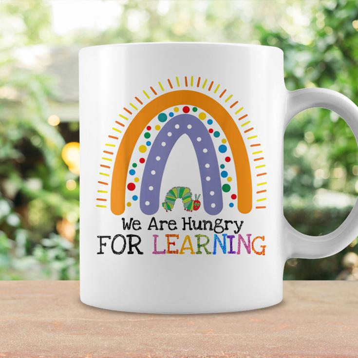 We Are Hungry For Learning Rainbow Caterpillar Teacher Coffee Mug Gifts ideas