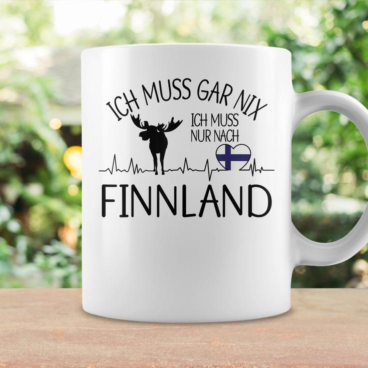 Ich Muss Gar Nix Ich Muss Nur Nach Finland Gray S Tassen Geschenkideen
