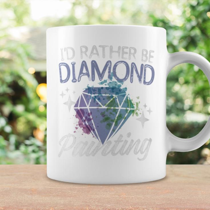 I'd Rather Be Diamond Painting Painter Artist Coffee Mug Gifts ideas