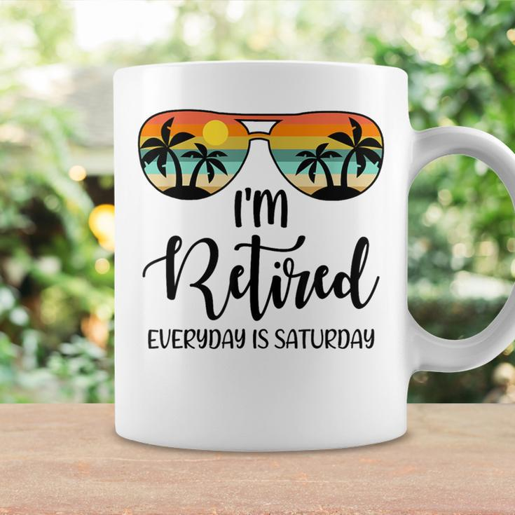 I'm Retired Everyday Is Saturday Retirement Retirees Coffee Mug Gifts ideas