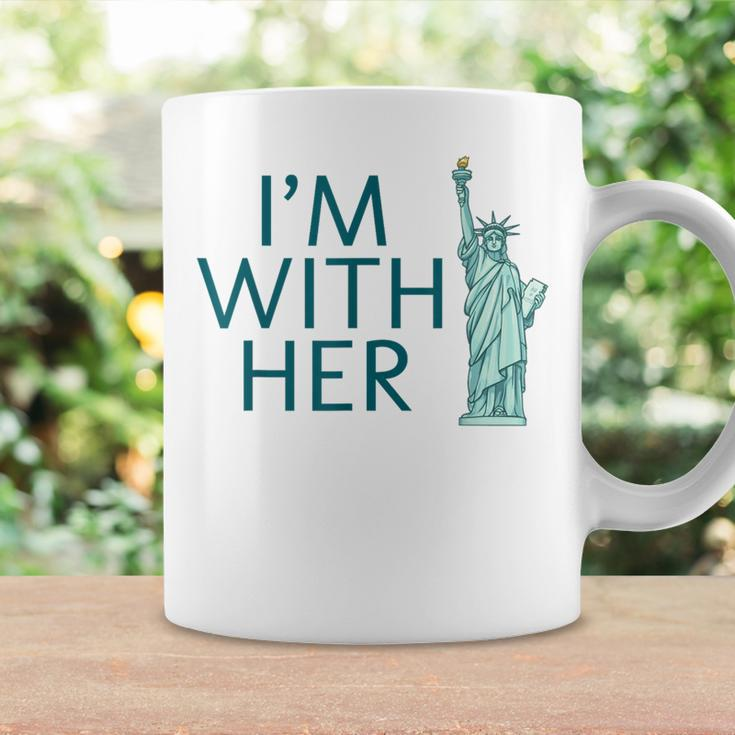I'm With Her Statue Of Liberty Coffee Mug Gifts ideas