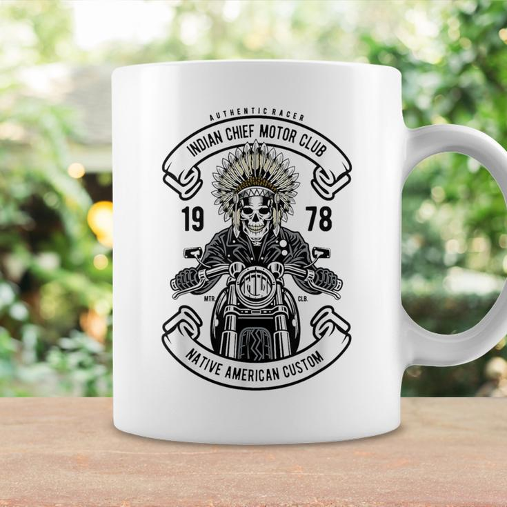 Indian Chief Biker Native American Motorcycle Motocross Coffee Mug Gifts ideas