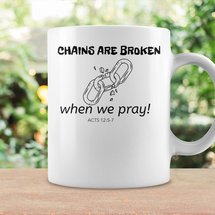 Inspirational Bible Verse Broken Chains Coffee Mug Gifts ideas