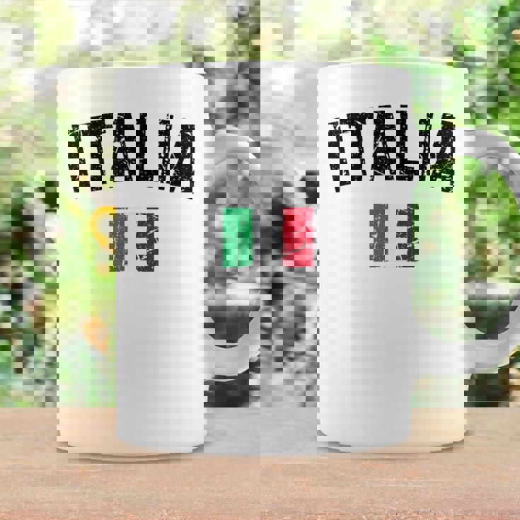 Italia Bandera Hombres Es Niños Italia Taza de café Ideas de regalos