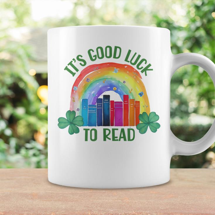 It's Good Luck To Read St Patrick's Day Teacher Librarian Coffee Mug Gifts ideas