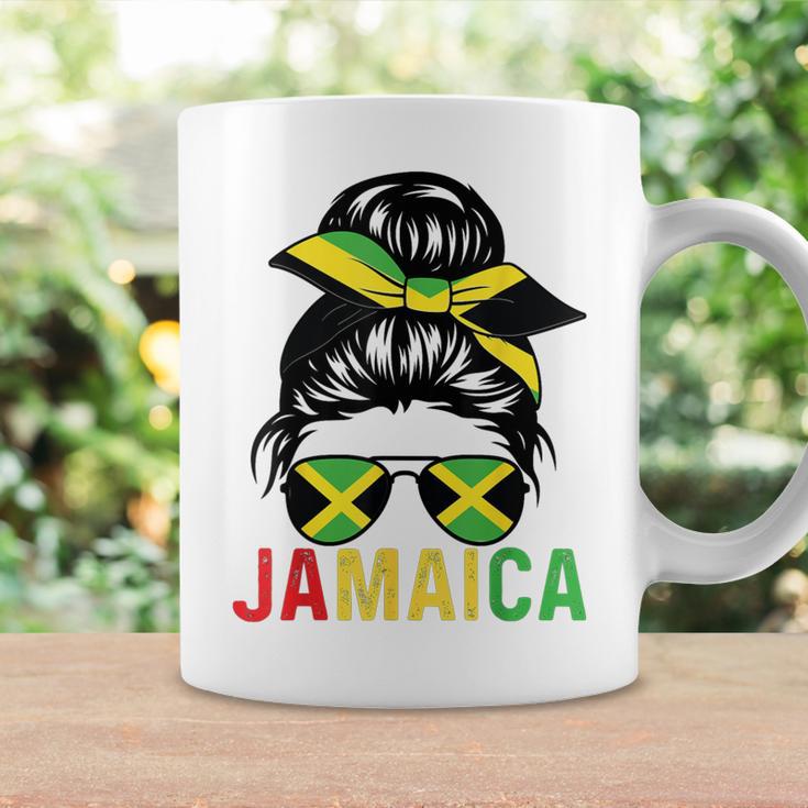 Jamaican Flag Jamaican Clothing Jamaica Messy Bun Jamaica Coffee Mug Gifts ideas