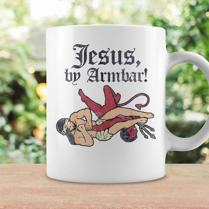 Jesus By Armbar Satan God Christian Faith Coffee Mug Gifts ideas