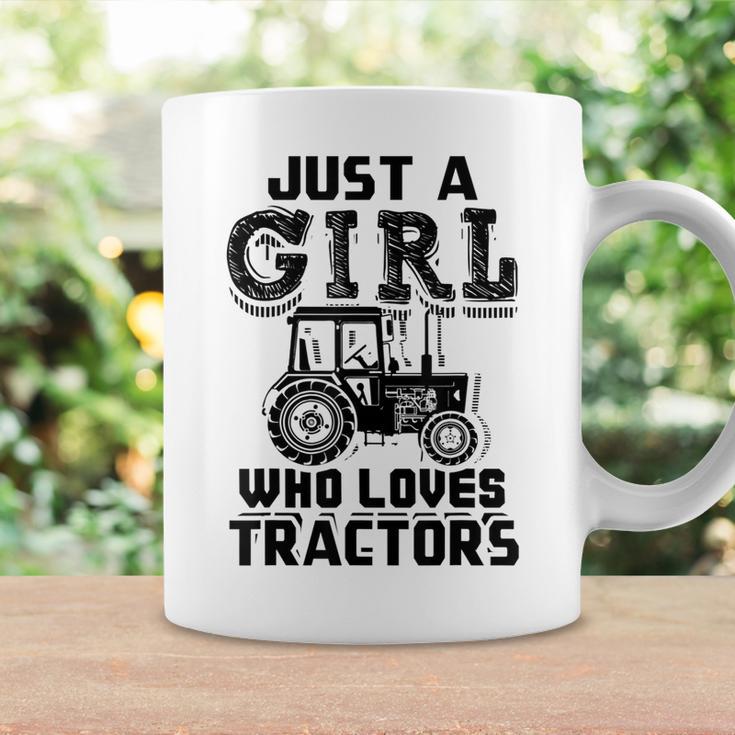 Just A Girl Who Loves Tractors Farmer Coffee Mug Gifts ideas