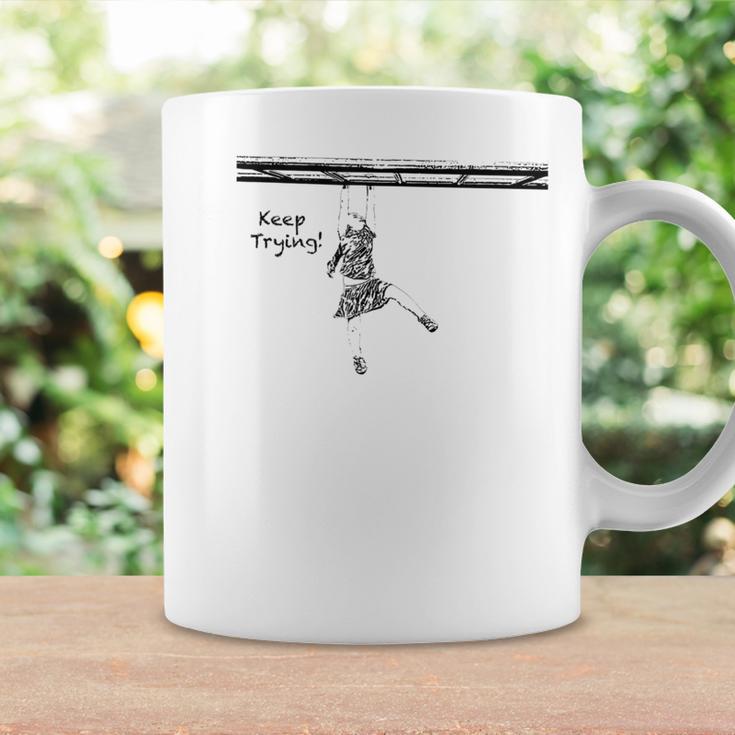 Keep Trying Girls Monkey Bars Fitness Inspirational Coffee Mug Gifts ideas