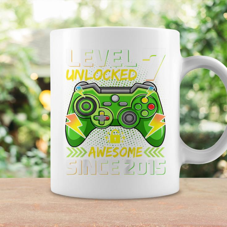Kids 7Th Birthday Video Gamer Level 7 Unlocked Awesome 2015 Coffee Mug Gifts ideas