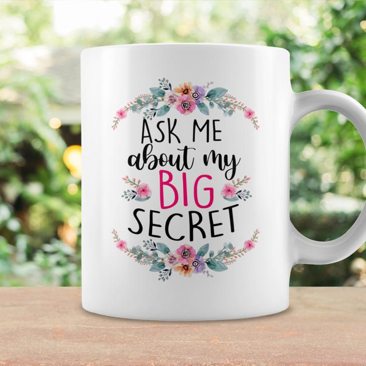 Kids Ask Me About My Big Secret Big Sister Baby Reveal Girl Coffee Mug Gifts ideas