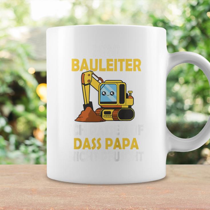 Kinder Mini Bauleiter Ich Passe Auf Dass Papa Nicht Pfuscht Bauherr Tassen Geschenkideen