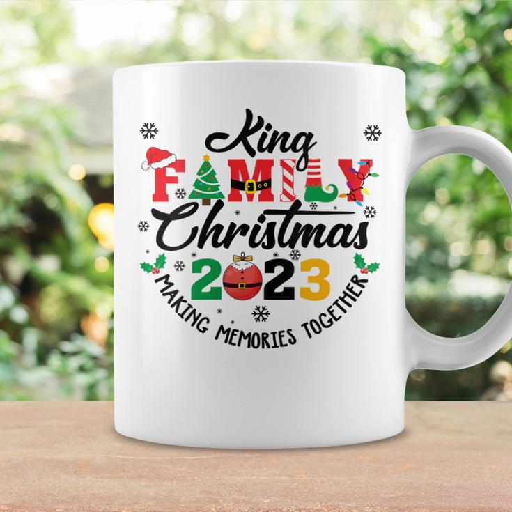 King Family Name Christmas Matching Surname Xmas Coffee Mug Gifts ideas