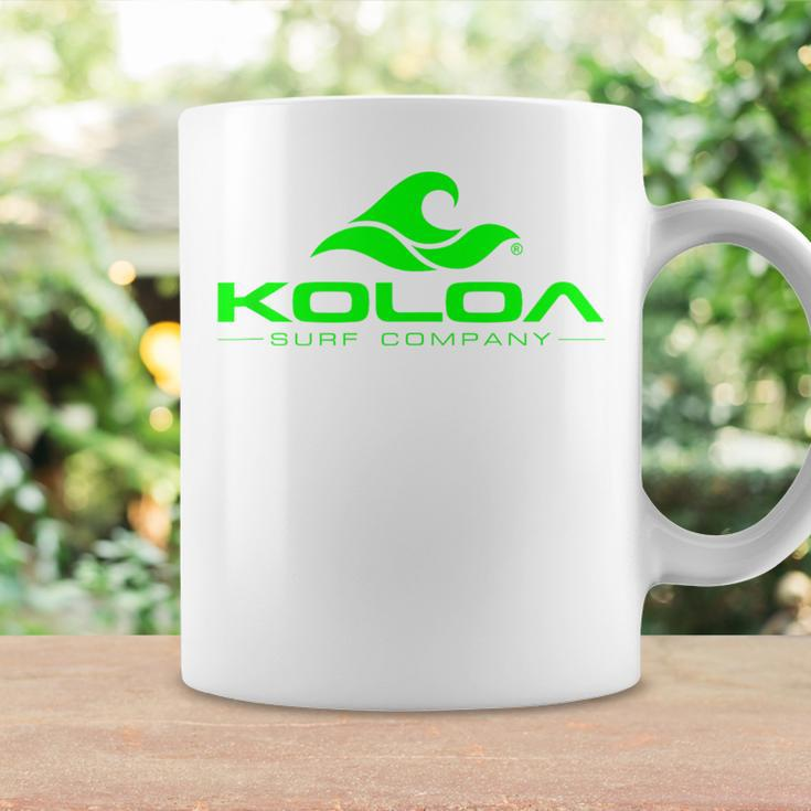 Koloa Surf Classic Wave Green Logo Coffee Mug Gifts ideas