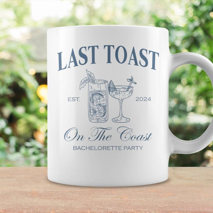 Last Toast On The Coast Bachelorette Party Beach Bridal Coffee Mug Gifts ideas