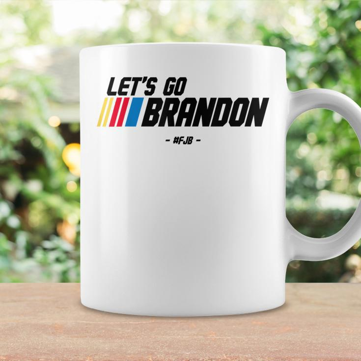 Let's Go Brandon Racing Car Us Flag Idea News 80S Coffee Mug Gifts ideas