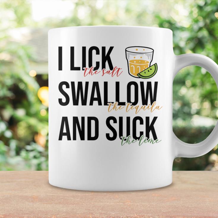 I Lick Salt Swallow Tequila Suck Lime Mexican Fiesta Coffee Mug Gifts ideas