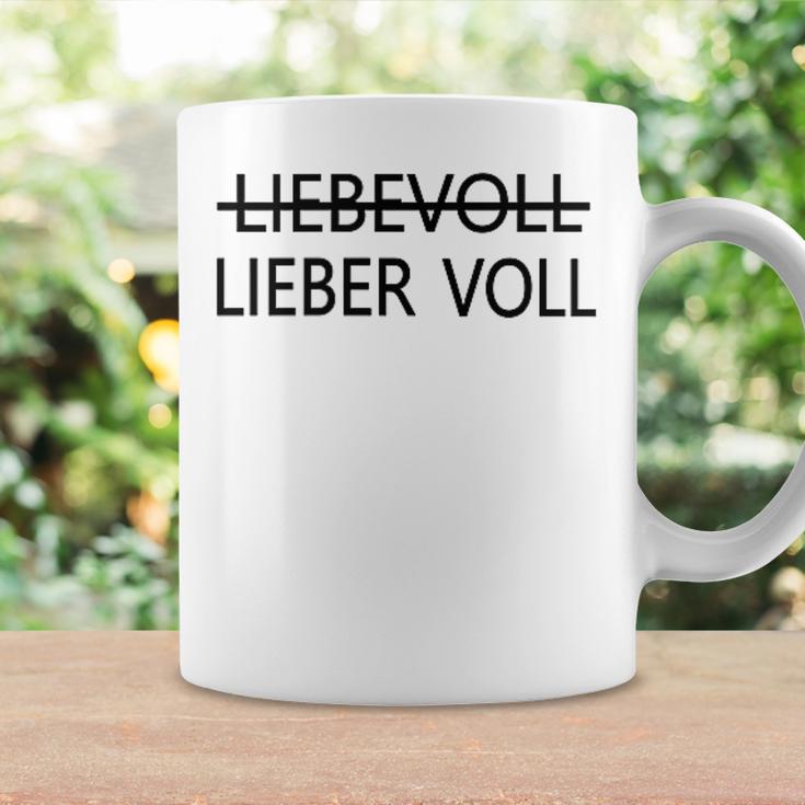 Lieber Voll Als Liebevoll Tassen Geschenkideen