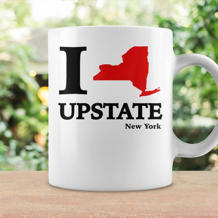 I Love Upstate Ny New York Heart Map Coffee Mug Gifts ideas