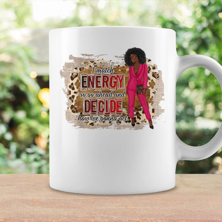 I Match Energy So Go Ahead Sassy Girl Boss Leopard Coffee Mug Gifts ideas