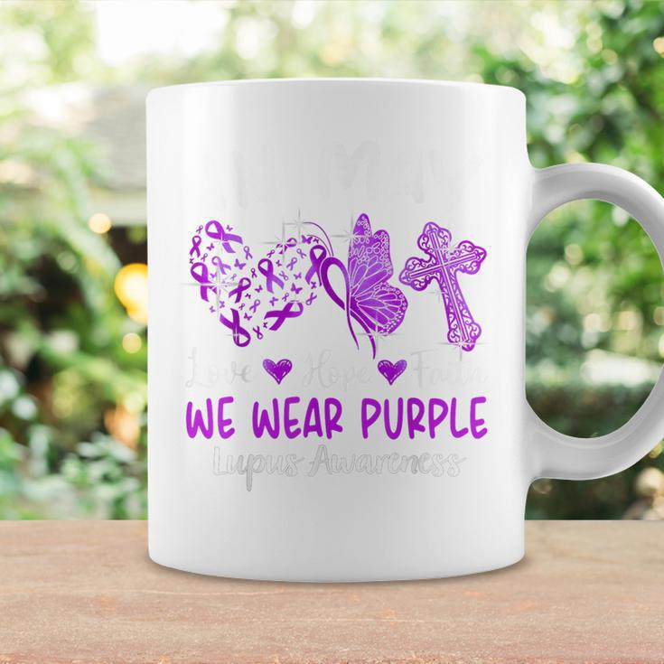 In May We Wear Purple Lupus Awareness Month Ribbon Coffee Mug Gifts ideas
