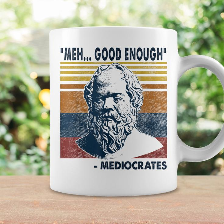 Mediocrates Meh Good Enough Lazy Logic Sloth Wisdom Meme Coffee Mug Gifts ideas