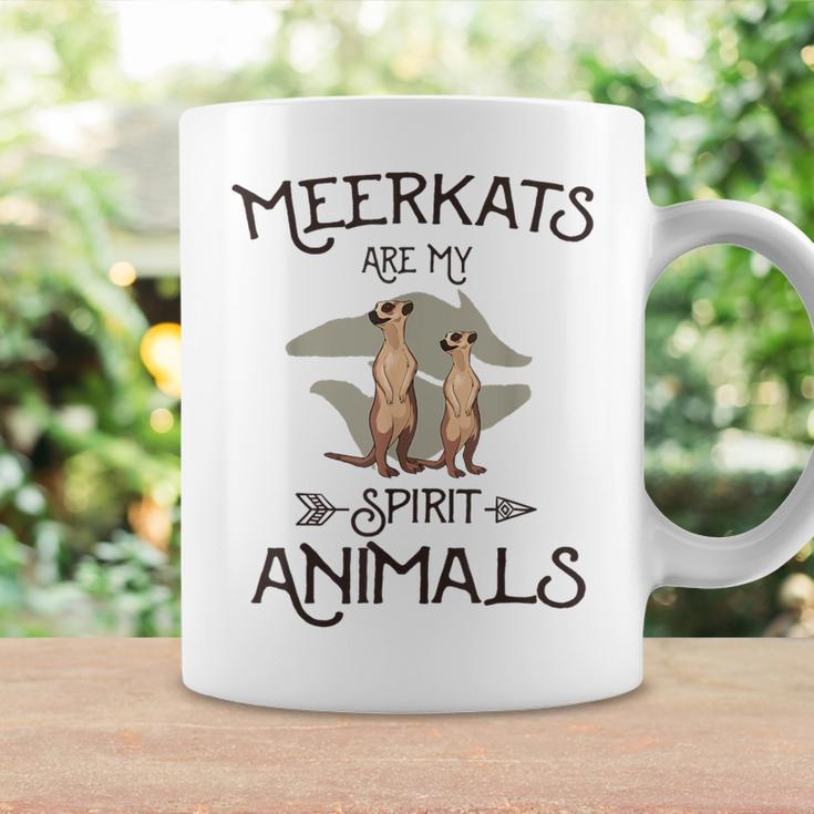 Meerkats Are My Spirit Animals Cool Vintage Meerkat Coffee Mug Gifts ideas