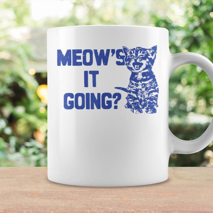 Meow's It Going Cat Lovers Coffee Mug Gifts ideas