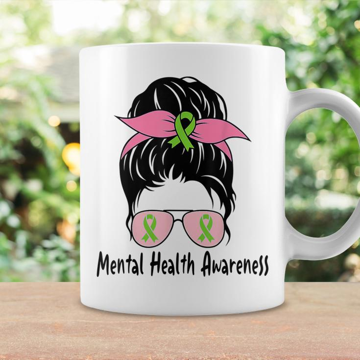 Messy Bun Mental Health Matters Mental Health Awareness Coffee Mug Gifts ideas