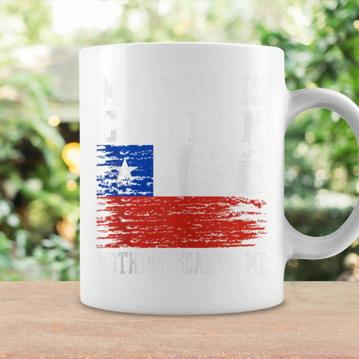 My Mom Is Chilean Nothing Scares Me Vintage Chilean Flag Coffee Mug Gifts ideas