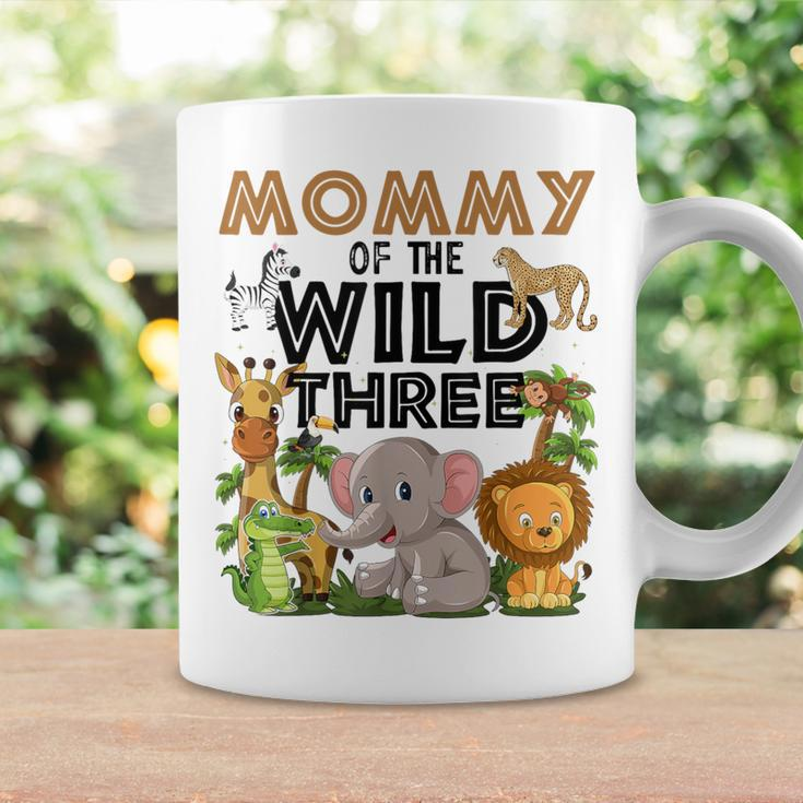 Mommy Of The Wild Three Birthday 3Rd Safari Jungle Family Coffee Mug Gifts ideas