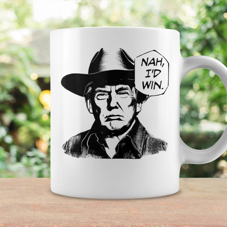 Nah I'd Win Memes Trump 2024 Usa Republican Coffee Mug Gifts ideas