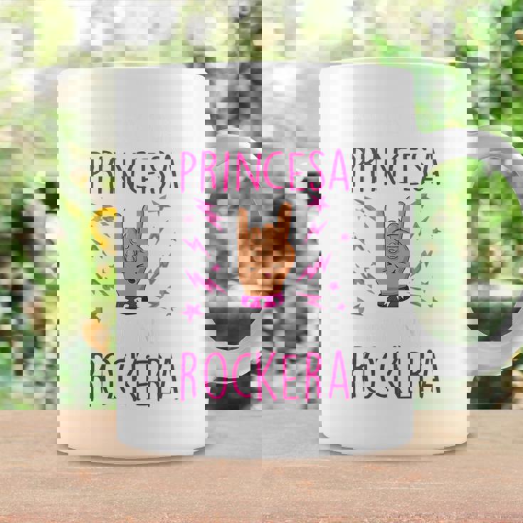 Niños No Soy Una Princesa Soy Una Rockera Taza de café Ideas de regalos