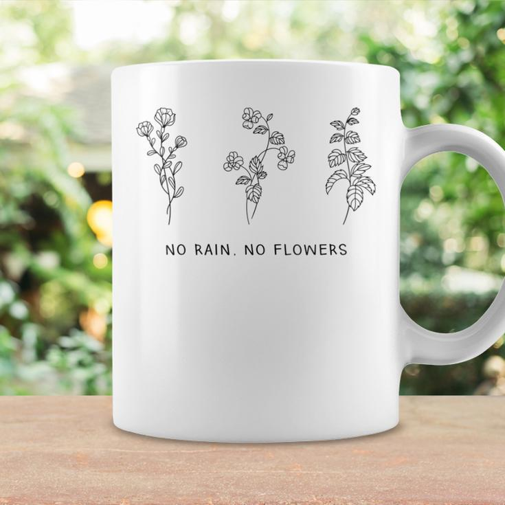 No Rain No Flowers Yellow Cute Flowers Coffee Mug Gifts ideas