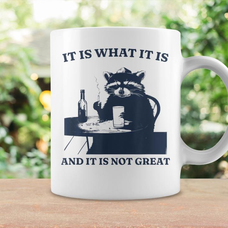 It Is What It Is And It Is Not Great Raccoon Meme Coffee Mug Gifts ideas