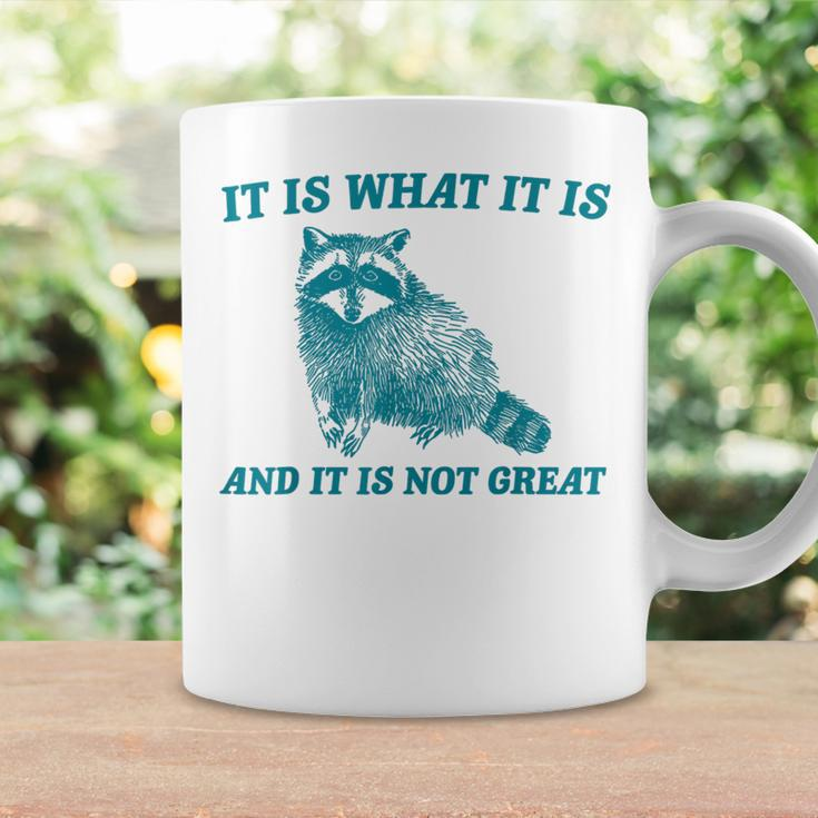 It Is What It Is And It Is Not Great Raccoon Coffee Mug Gifts ideas