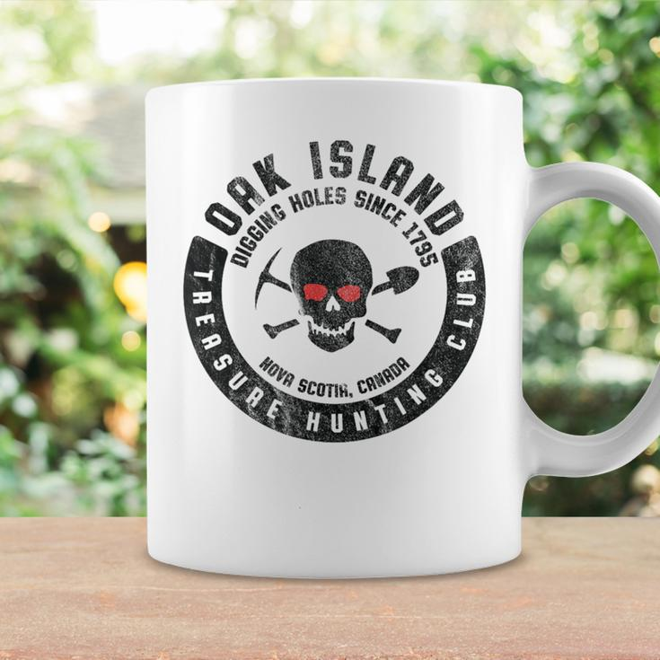 Oak Island Treasure Hunting Club Vintage Skull And Crossbone Coffee Mug Gifts ideas