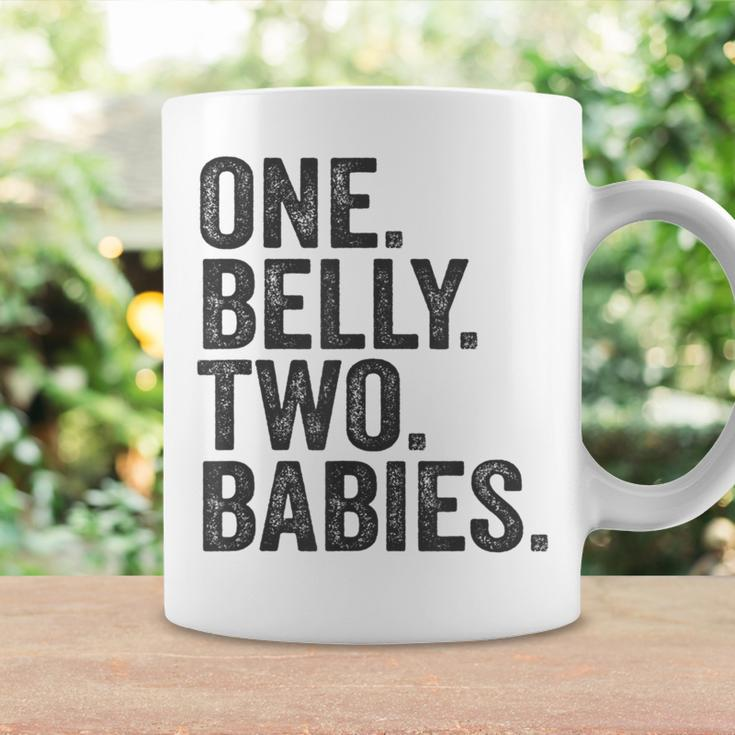 One Belly Two Babies Mom Of Twins Quote Saying Meme Coffee Mug Gifts ideas
