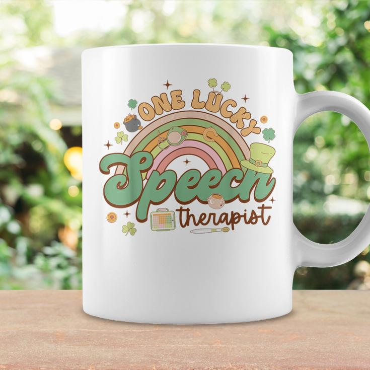 One Lucky Speech Therapist St Patrick's Day Speech Therapy Coffee Mug Gifts ideas