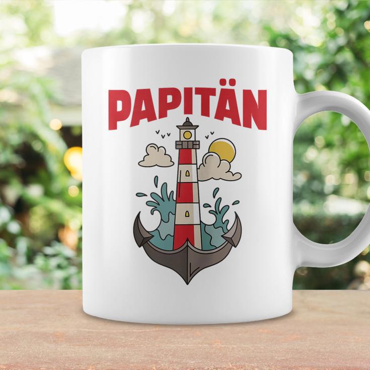 Papitänatertag Bester Papa Anker Leuchtturm Norden Kapitän Kapuzenjacke Tassen Geschenkideen