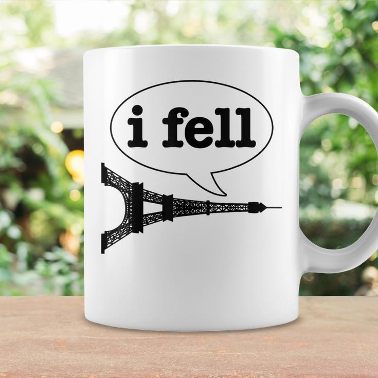 Paris I Fell Tower Eiffel France Souvenir French Coffee Mug Gifts ideas