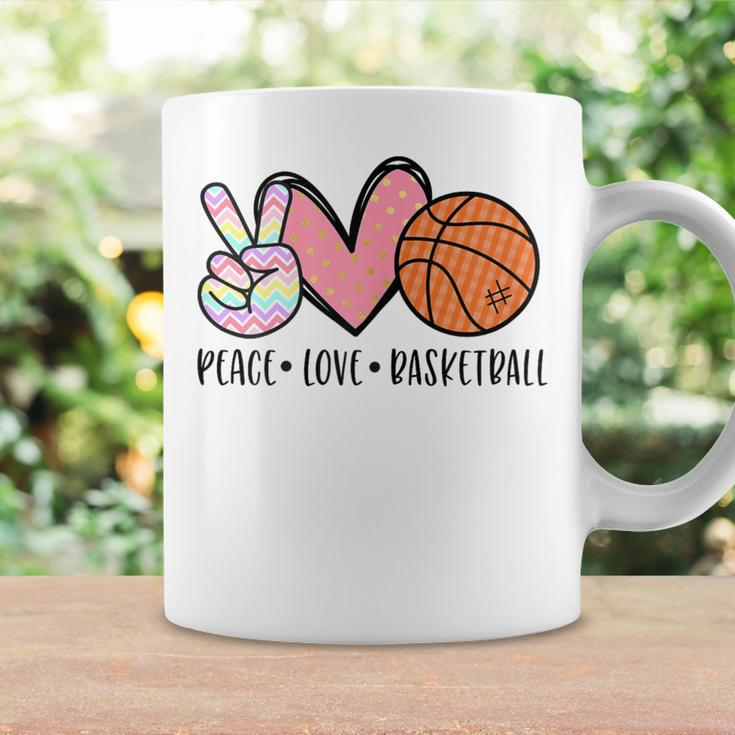 Peace Love Basketball Heart For Ns Tween Girls Coffee Mug Gifts ideas