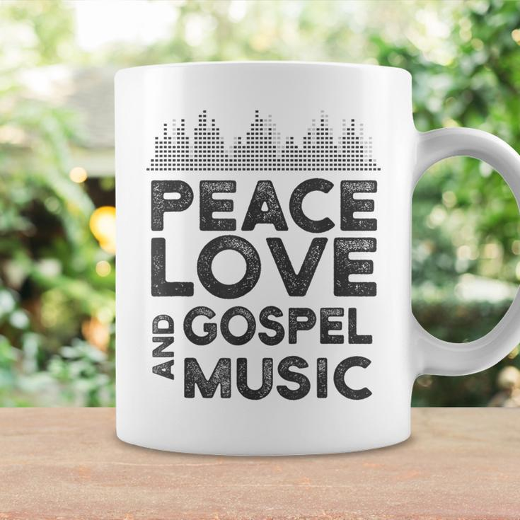 Peace Love And Gospel Music For Gospel Musician Coffee Mug Gifts ideas