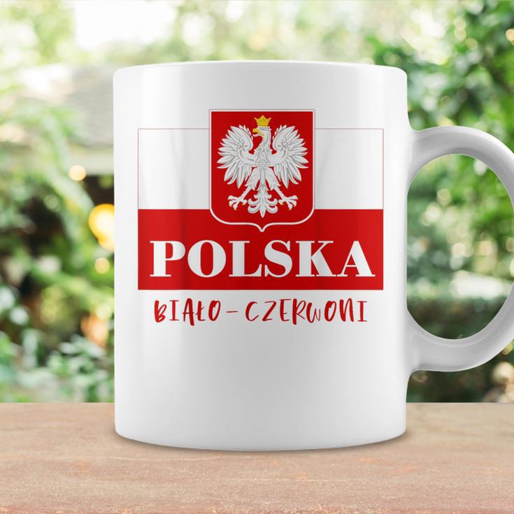 Polska Bialo-Czerwoni Polnische Flagge Polnisches Emblem Weißer Adler Tassen Geschenkideen