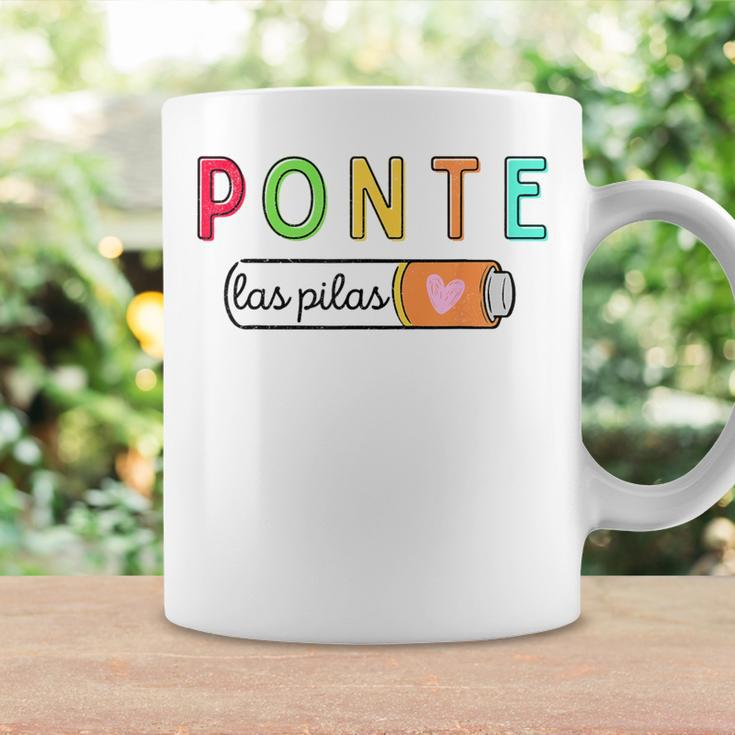 Ponte Las Pilas Spanish Teacher Maestra De Espanol Bilingual Coffee Mug Gifts ideas